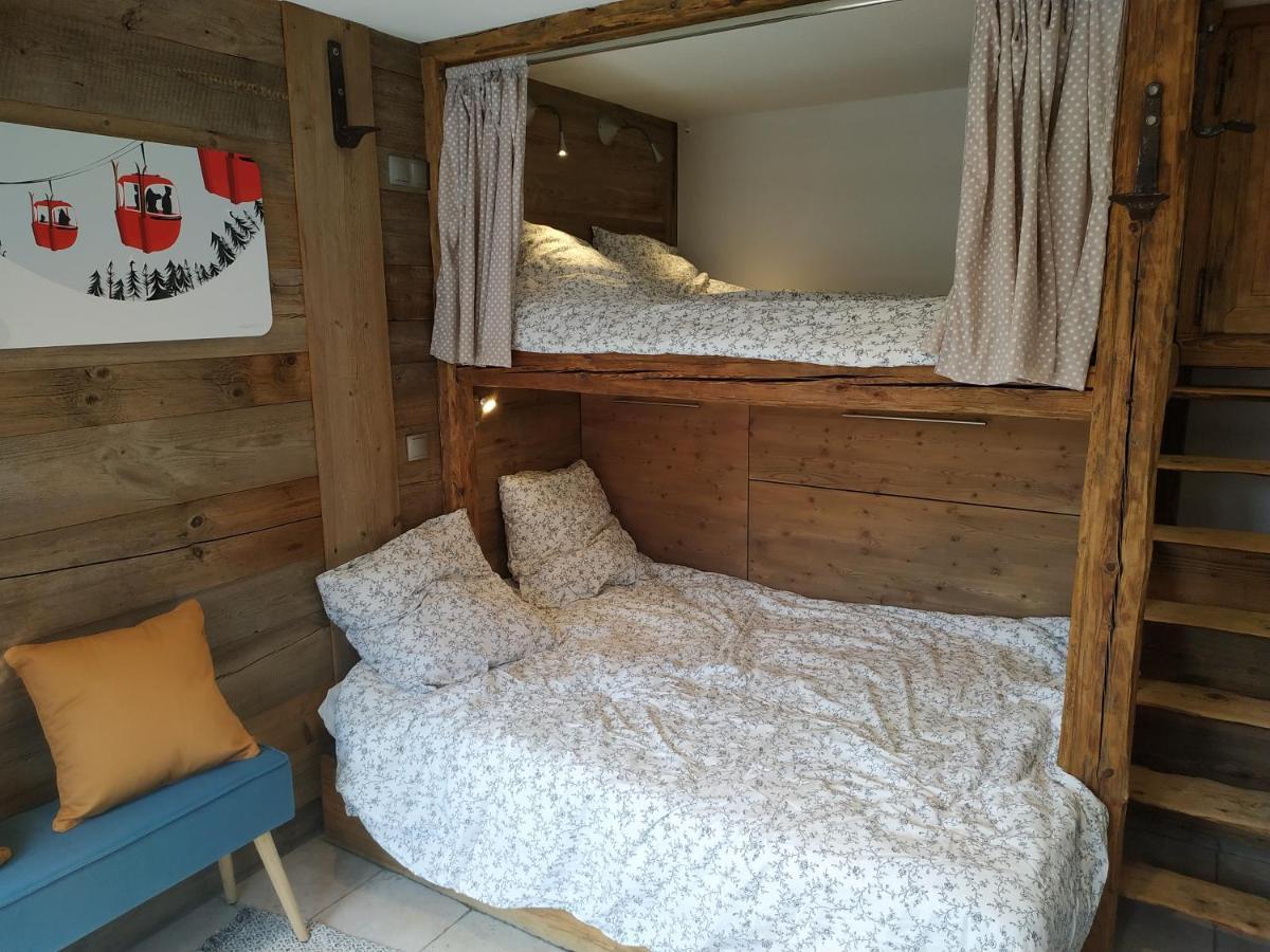 Le Montana - Studio Rue Du Centre - Cosy Et Montagnard - Navette Les Gets Dış mekan fotoğraf
